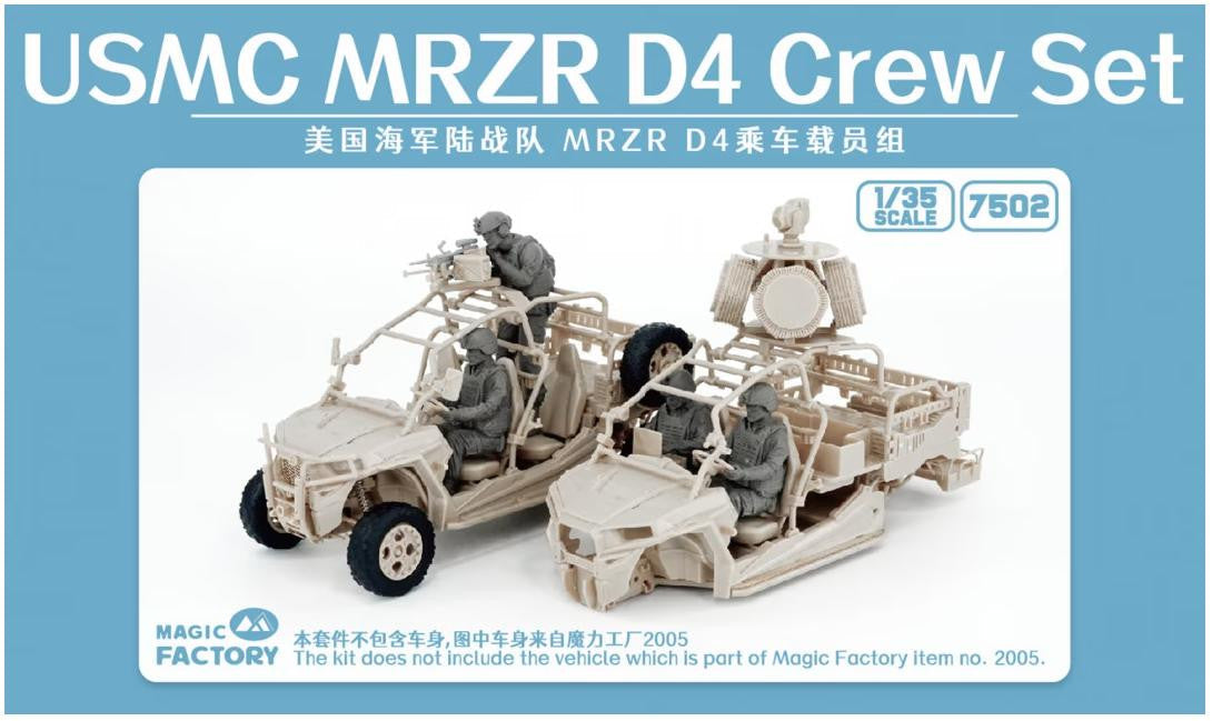 Magic Factory 1/35 USMC MZDR D4 Crew Set 7502